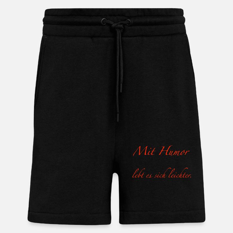 der Humor - Shorts - made by SPREAD - SOLID BLACK