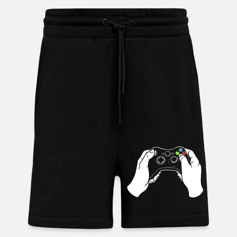 Gaming Controller - Shorts - made by SPREAD - SOLID BLACK