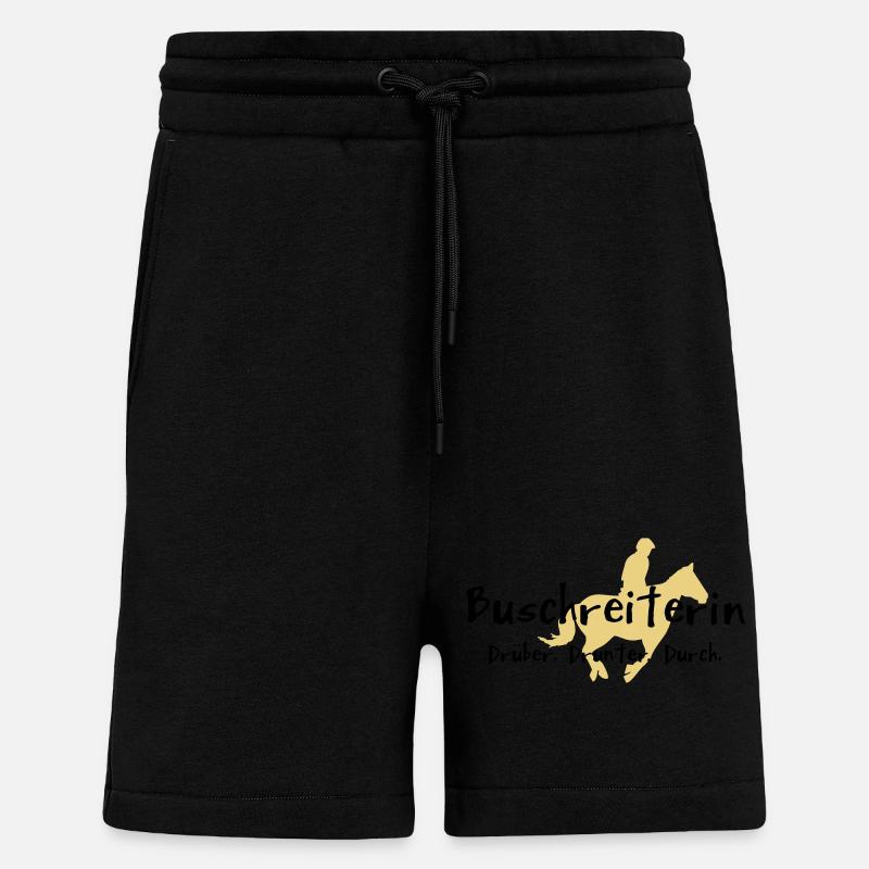 Buschreiterin - Shorts - made by SPREAD - SOLID BLACK