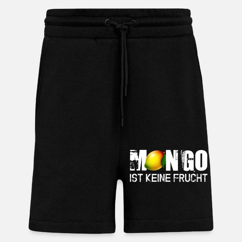 M(O)NGO - IST KEINE FRUCHT :) - Shorts - made by SPREAD - SOLID BLACK