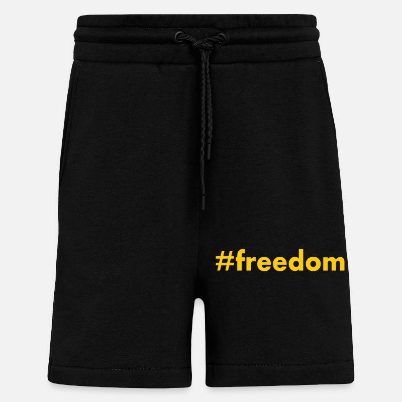 FREEDOM - Shorts - made by SPREAD - SOLID BLACK