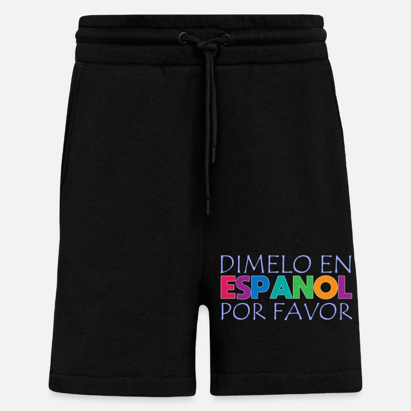 Spanisch Spanisch Lehrer Sprache - Shorts - made by SPREAD - SOLID BLACK