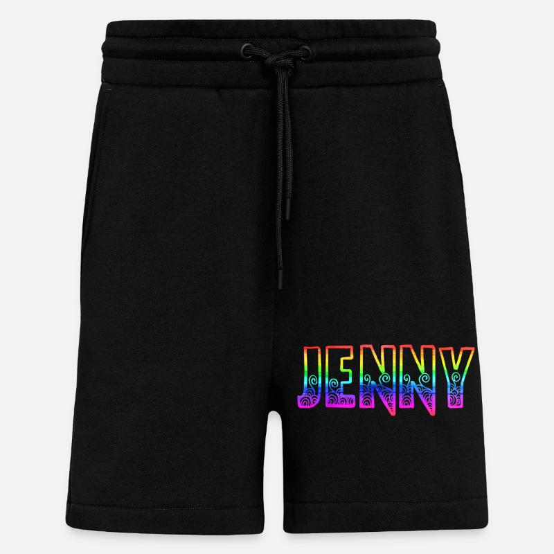 jenny rs regenbogen - Shorts - made by SPREAD - SOLID BLACK