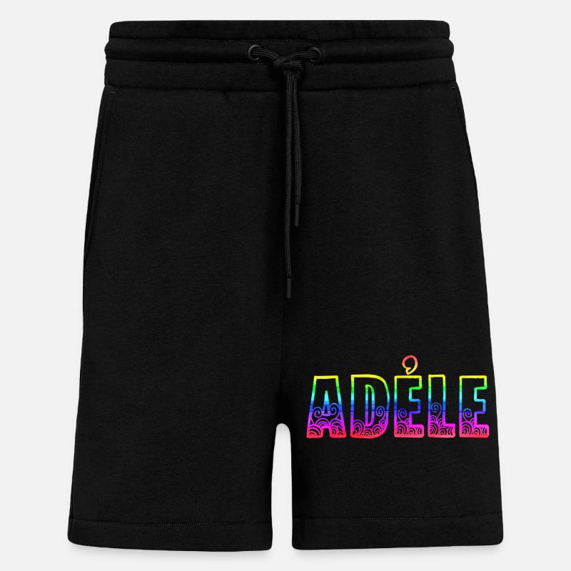 adéle rs arc-en-ciel - Short bio décontracté fabriqué en UE - SOLID BLACK