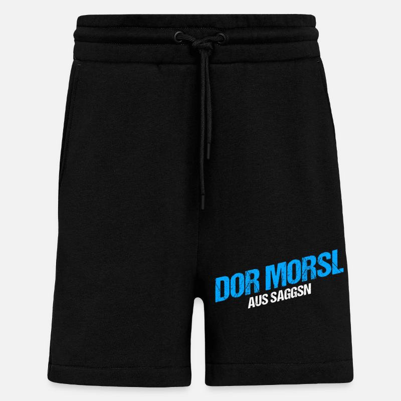 Der Marcel aus Sachsen - Shorts - made by SPREAD - SOLID BLACK