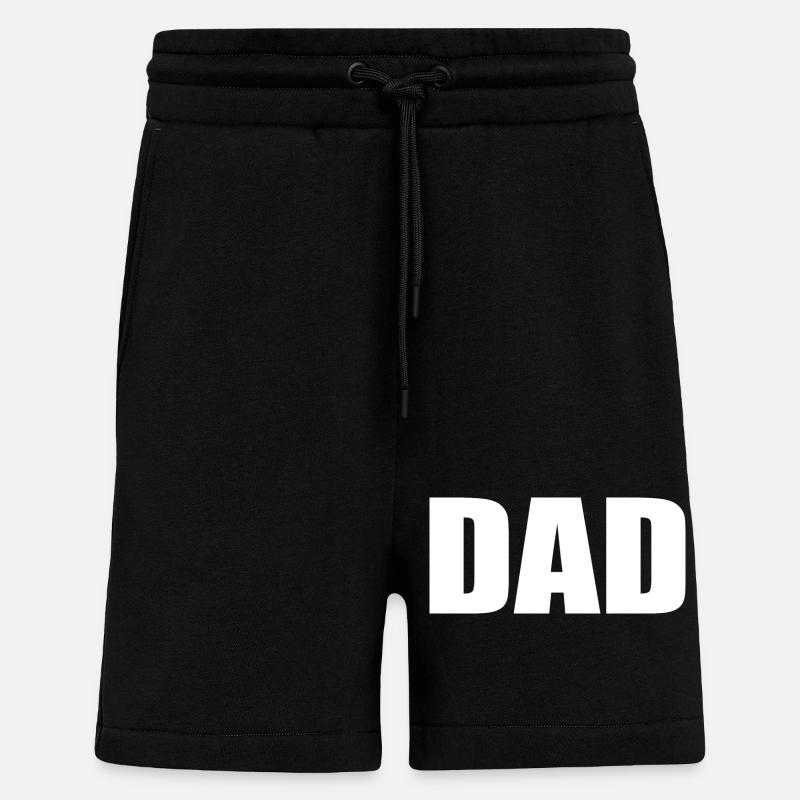 Dad - Short bio décontracté fabriqué en UE - SOLID BLACK