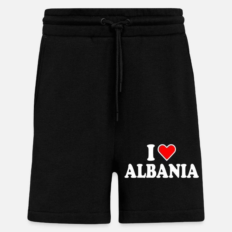 Albanien - Shorts - made by SPREAD - SOLID BLACK