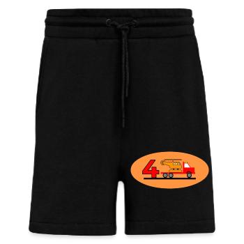 Truck - Shorts - made by SPREAD - SOLID BLACK - Vorne