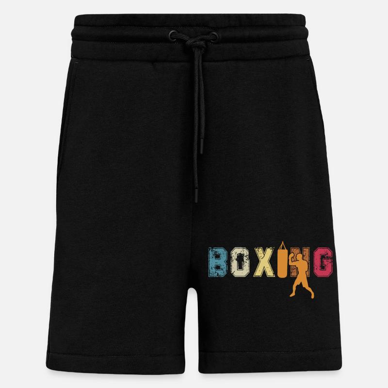 Boxen - Shorts - made by SPREAD - SOLID BLACK