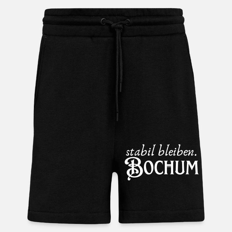 Bochum remain stable - Shorts - made by SPREAD - SOLID BLACK