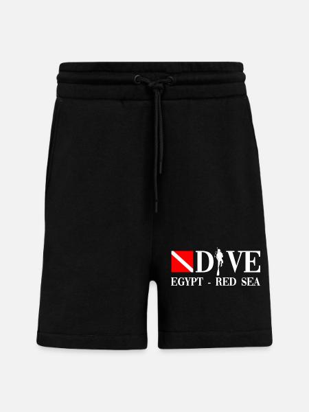 Dive Red Sea - Egypt - Ägypten - Shorts - made by SPREAD - SOLID BLACK