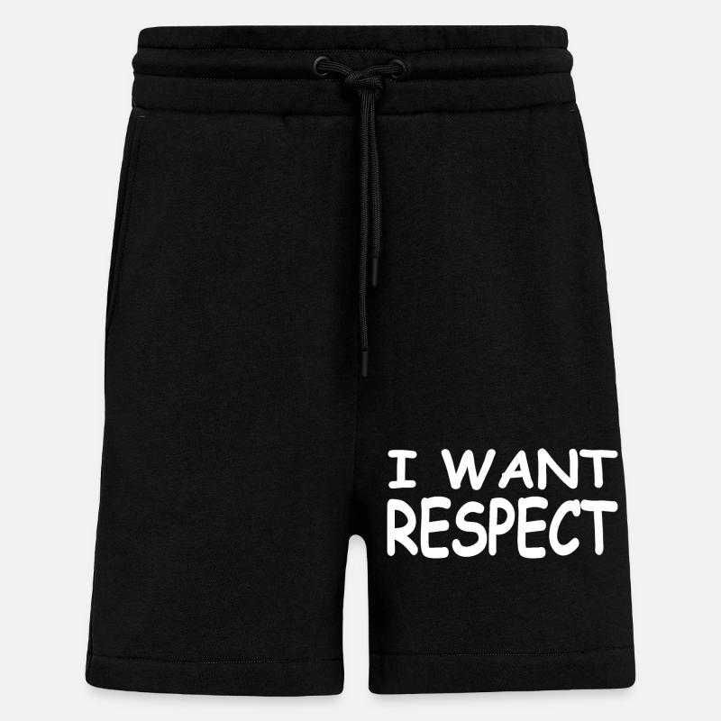 Respect - Shorts - made by SPREAD - SOLID BLACK