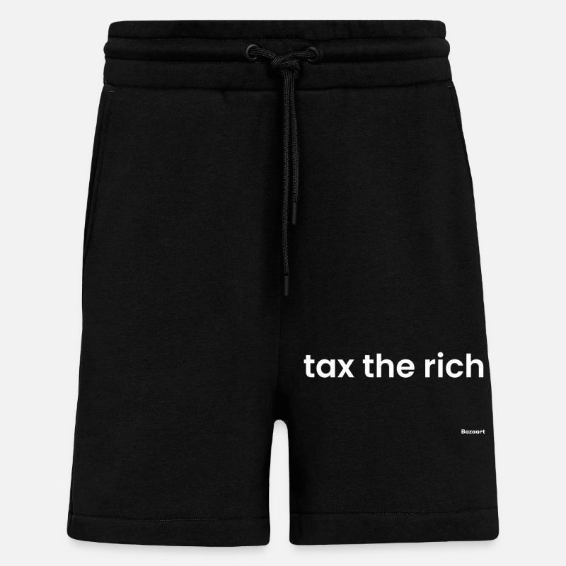 Besteuerung der Reichen - Shorts - made by SPREAD - SOLID BLACK