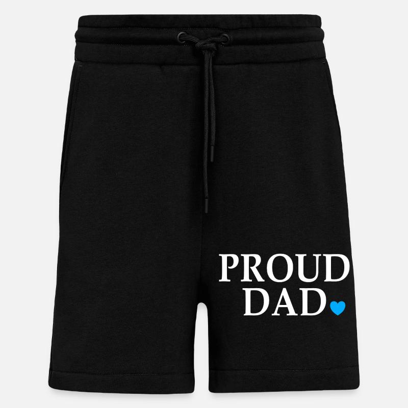 Vater Geschenk Papa - Shorts - made by SPREAD - SOLID BLACK