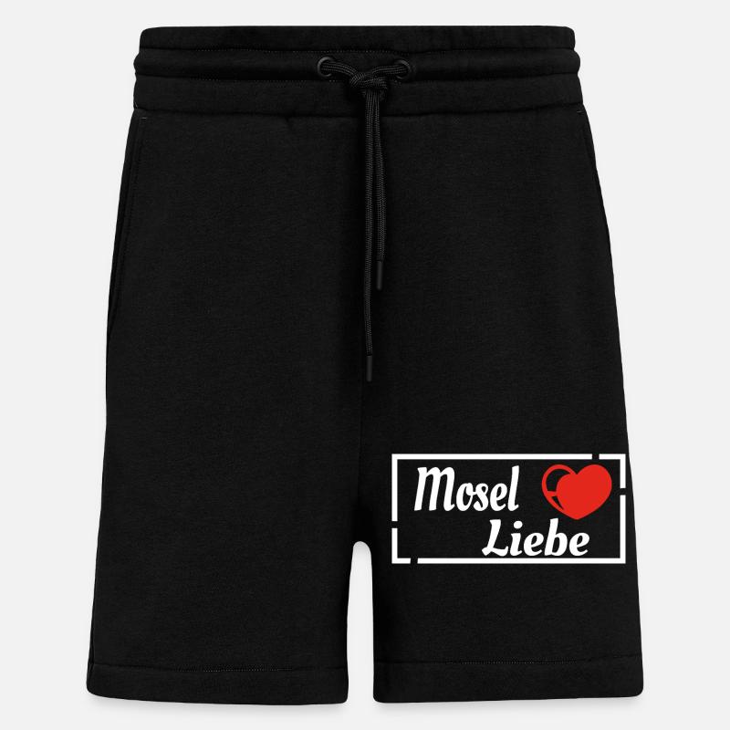 Mosel Liebe1 - Shorts - made by SPREAD - SOLID BLACK