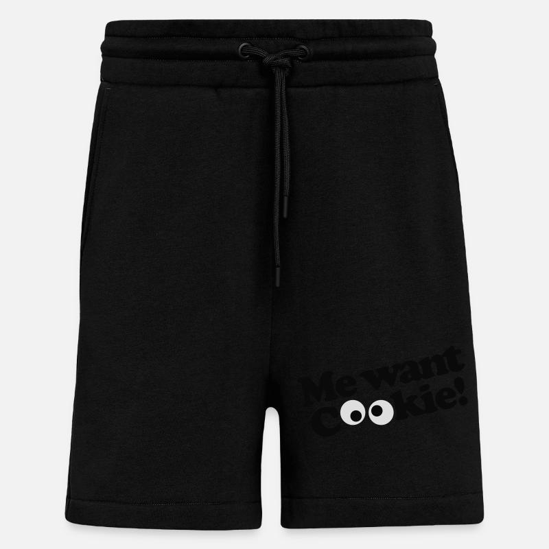 Ich will Plätzchen! - Shorts - made by SPREAD - SOLID BLACK