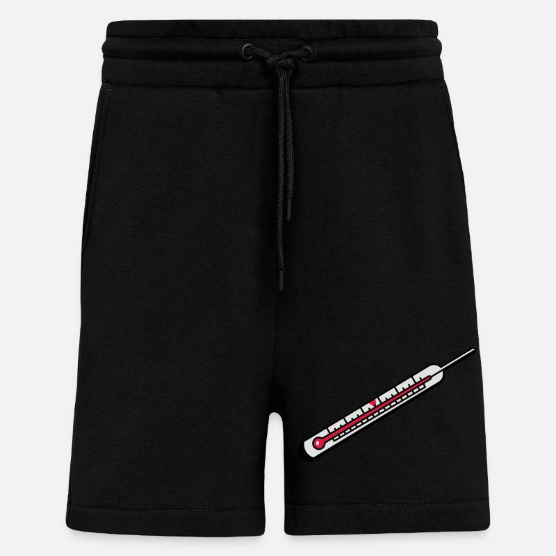 Ein Quecksilber Thermometer - Shorts - made by SPREAD - SOLID BLACK