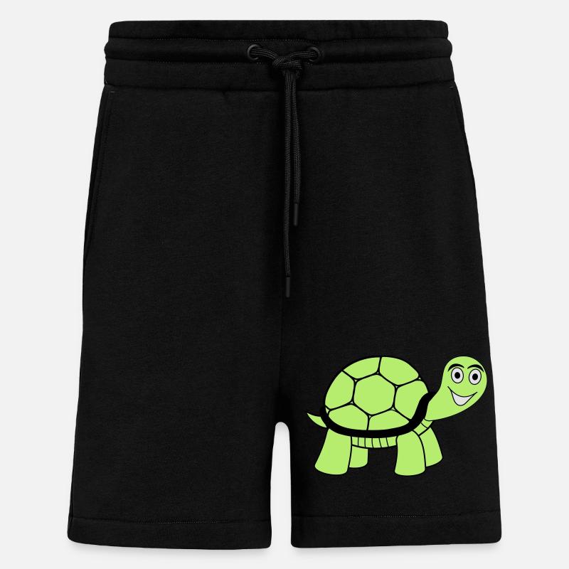 Schildkröte - Shorts - made by SPREAD - SOLID BLACK
