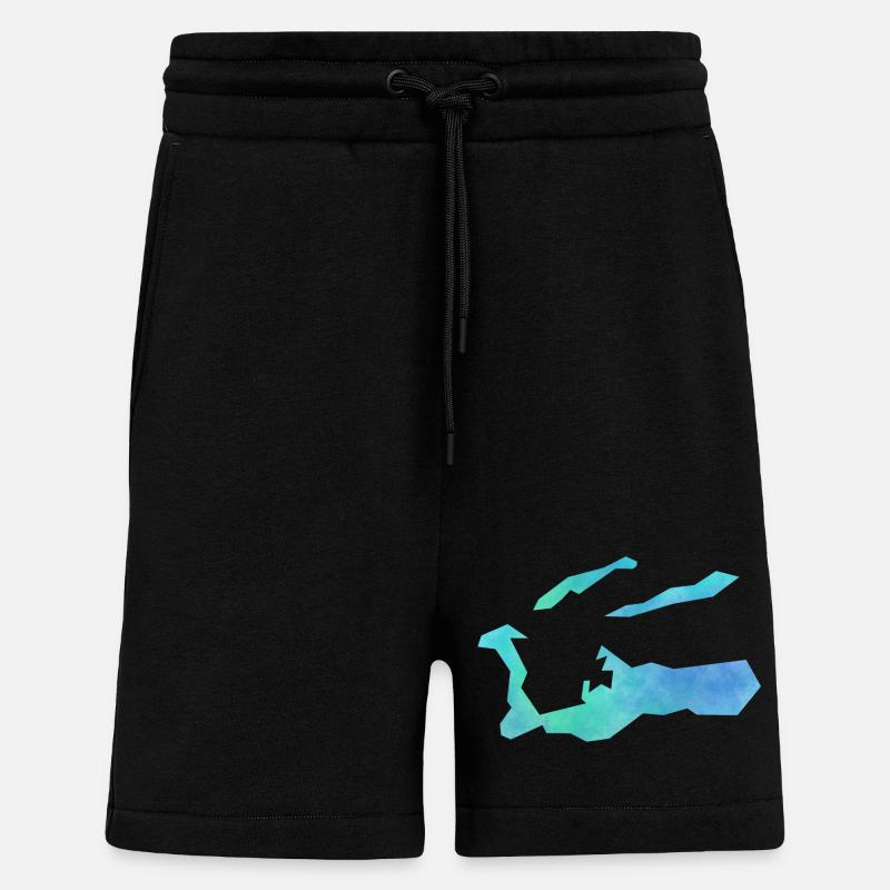 Kaiman Inseln - Shorts - made by SPREAD - SOLID BLACK