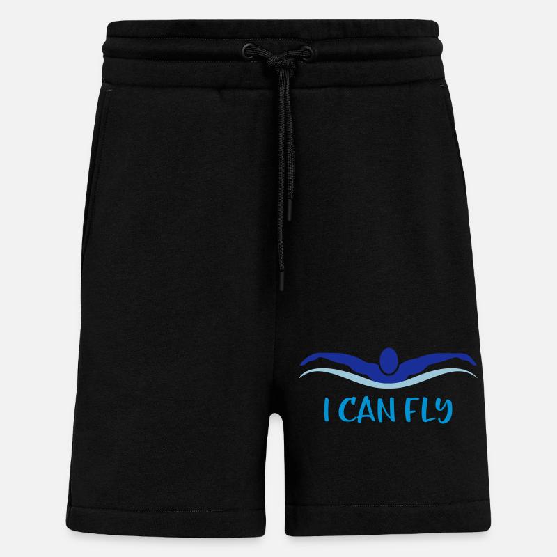 schwimmen - Shorts - made by SPREAD - SOLID BLACK