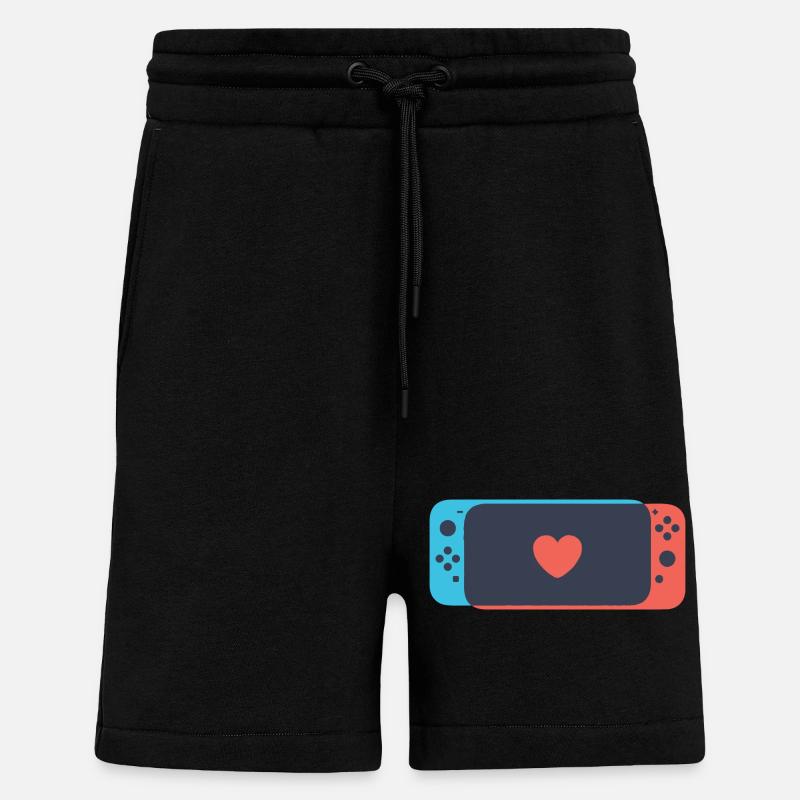 Schalten Sie Liebe - Shorts - made by SPREAD - SOLID BLACK
