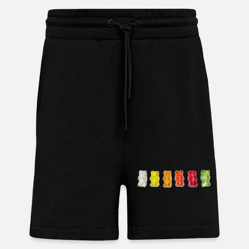 Gummi Bears - Short bio décontracté fabriqué en UE - SOLID BLACK