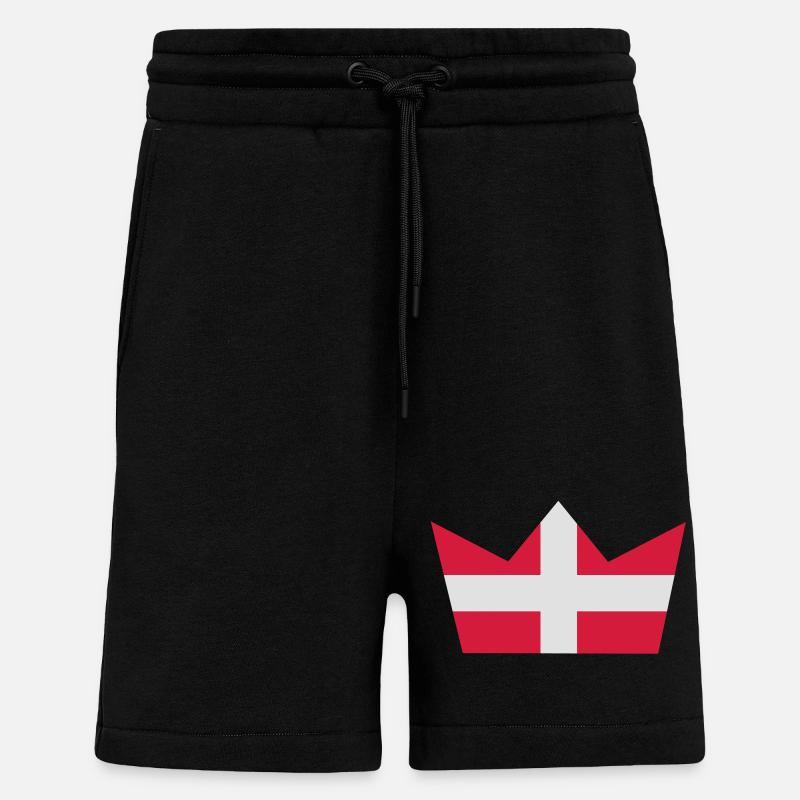 Dänische Krone - Shorts - made by SPREAD - SOLID BLACK