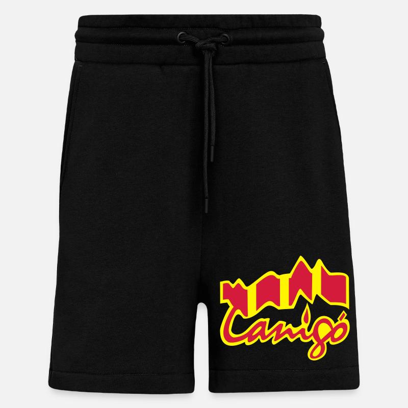 canigo canigou - Shorts - made by SPREAD - SOLID BLACK