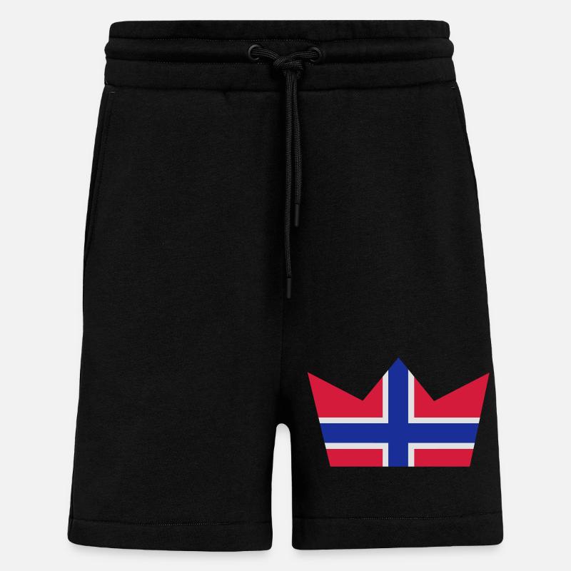 Norwegische Krone - Shorts - made by SPREAD - SOLID BLACK