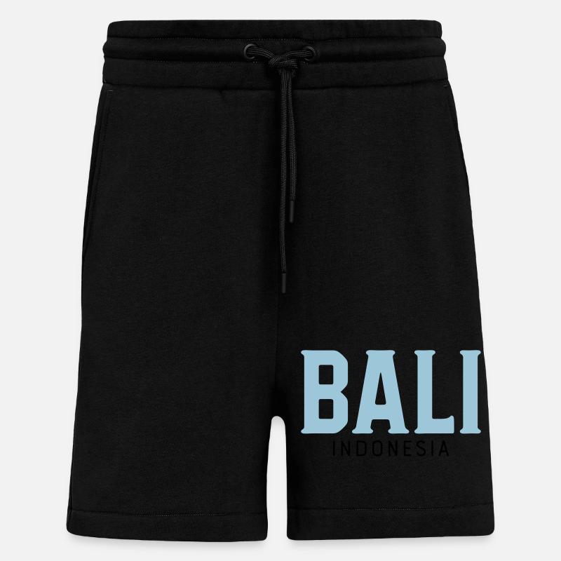 Bali - Short bio décontracté fabriqué en UE - SOLID BLACK