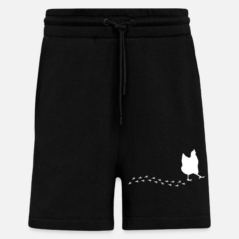 Witziges Huhn - Shorts - made by SPREAD - SOLID BLACK