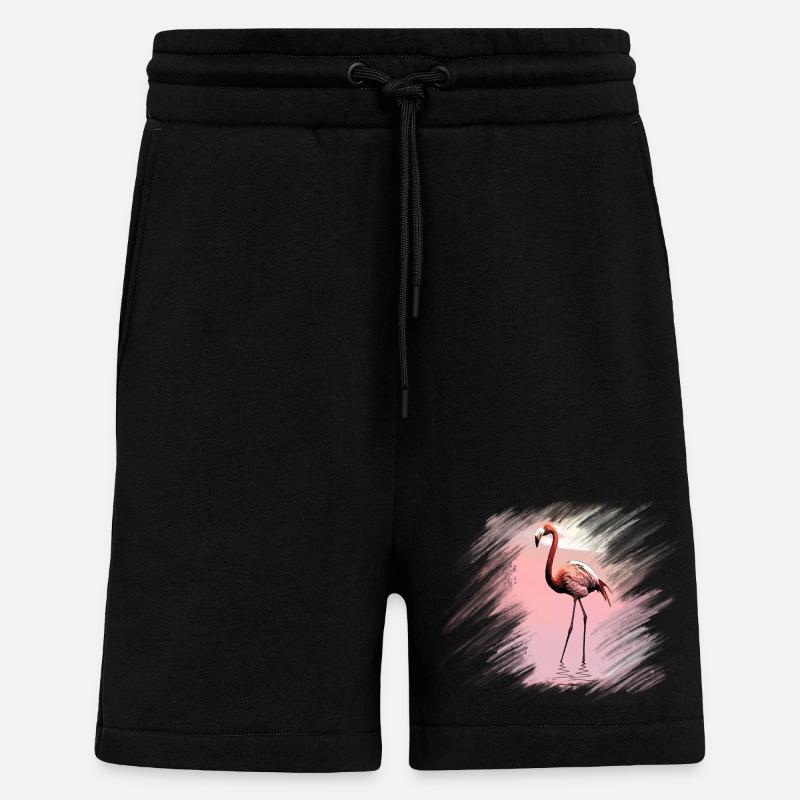 flamant - Short bio décontracté fabriqué en UE - SOLID BLACK
