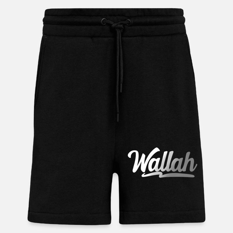 Wallah - Short bio décontracté fabriqué en UE - SOLID BLACK
