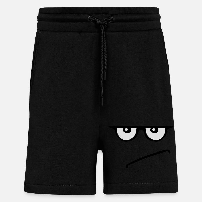 grumpy - Short bio décontracté fabriqué en UE - SOLID BLACK