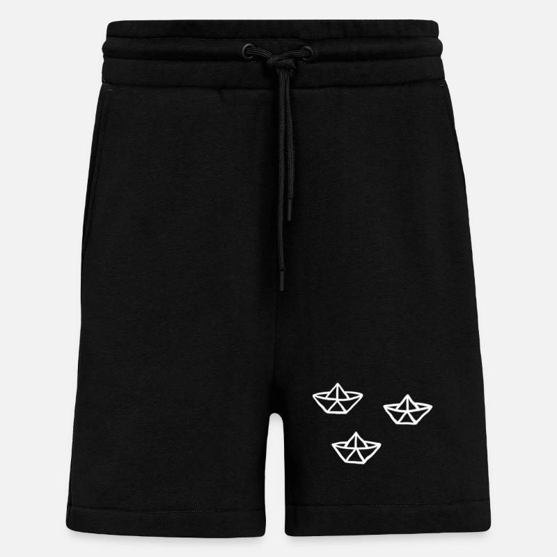 Papierschiffe - Shorts - made by SPREAD - SOLID BLACK