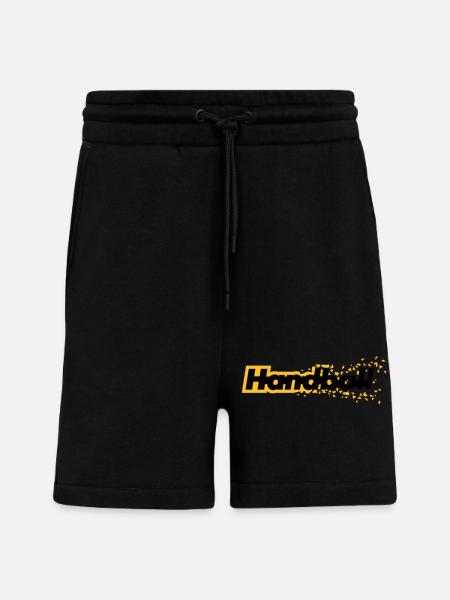 Handball - Short bio décontracté fabriqué en UE - SOLID BLACK