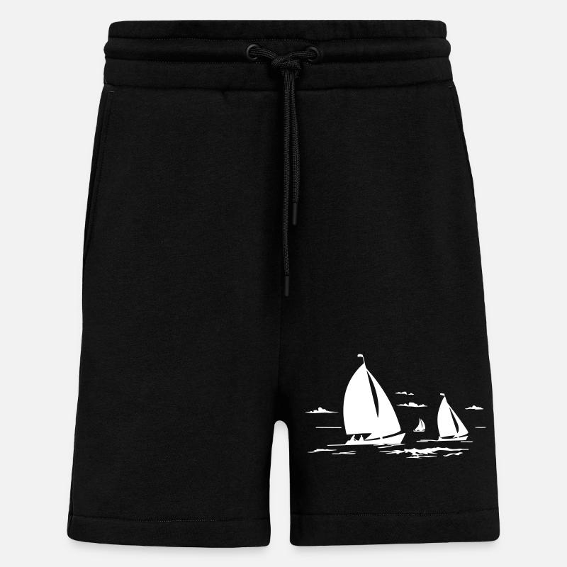 Segelboote - Shorts - made by SPREAD - SOLID BLACK