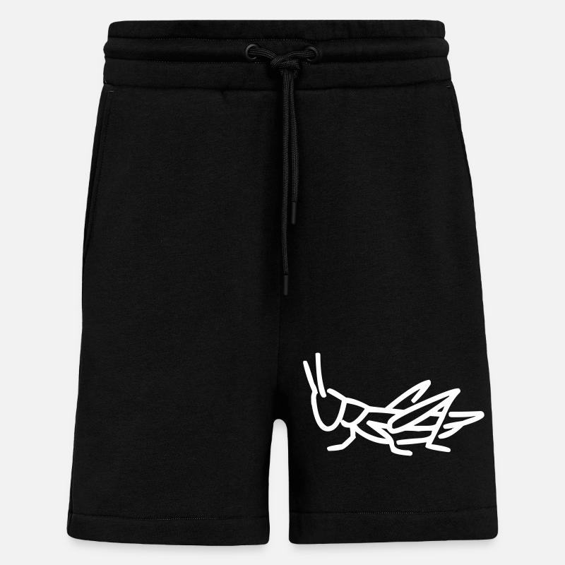 Ein Grasshüpfer - Shorts - made by SPREAD - SOLID BLACK