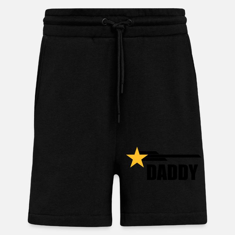 Daddy - Short bio décontracté fabriqué en UE - SOLID BLACK