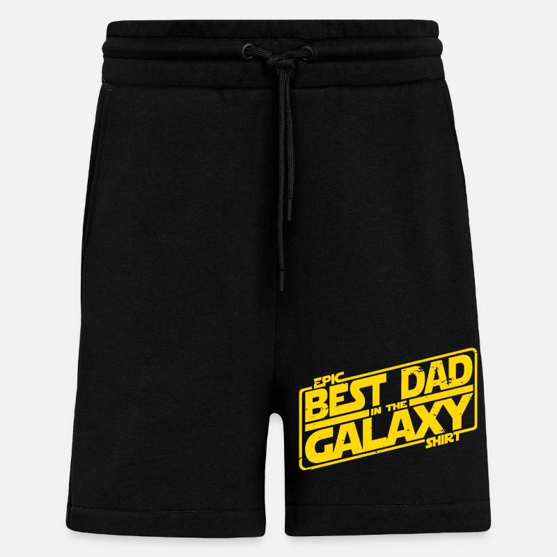 Meilleure pomme de terre Galaxy - Short bio décontracté fabriqué en UE - SOLID BLACK