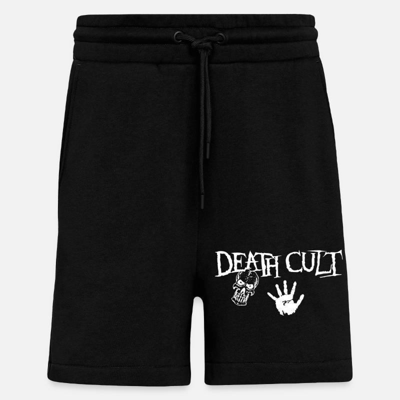 Todeskult, Skull Design - Shorts - made by SPREAD - SOLID BLACK