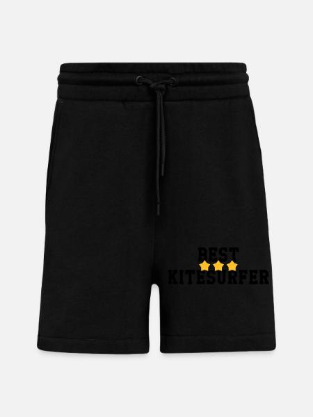 Kiteboarding Kitesurfing Kitesurf Kitesurfer - Shorts - made by SPREAD - SOLID BLACK