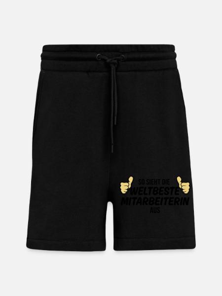 die weltbeste mitarbeiterin - Shorts - made by SPREAD - SOLID BLACK