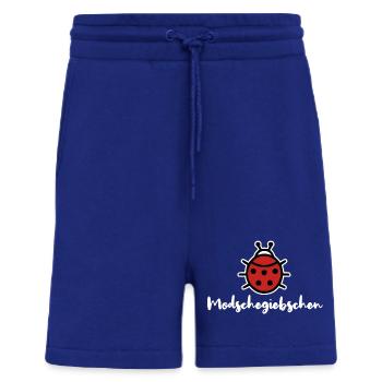 Modschegiebchen Marienkäfer Sächsisch Dialekt - Shorts - made by SPREAD - Iconic Blue - Vorne