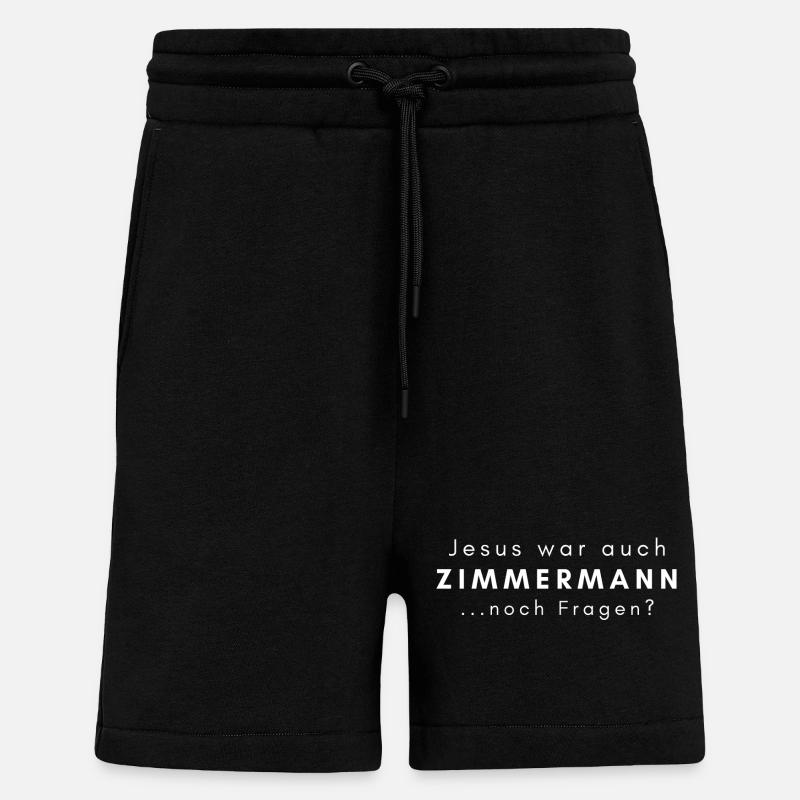 Carpenter Gift Saying Artisan - Shorts - made by SPREAD - SOLID BLACK