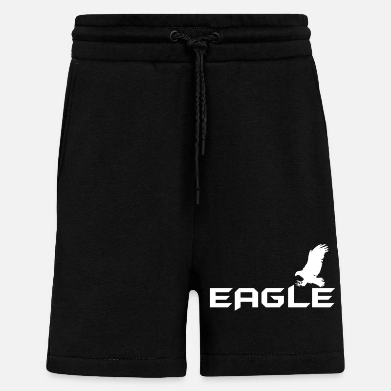 Eagle - eagle - Shorts - made by SPREAD - SOLID BLACK
