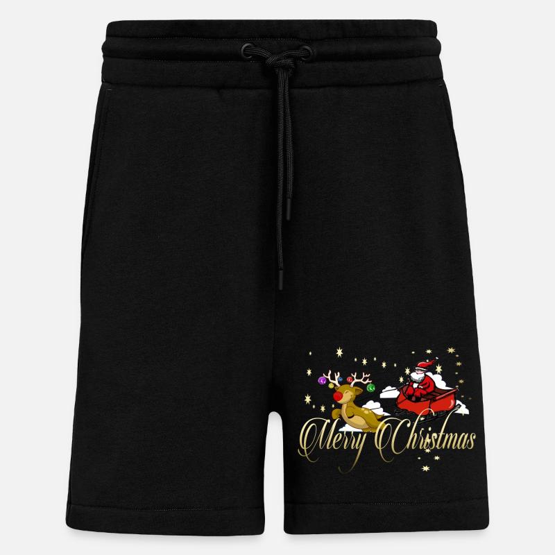 Frohe Weihnachten - Shorts - made by SPREAD - SOLID BLACK