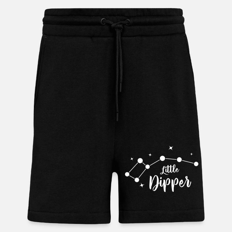 Étoiles de la Petite Ourse - Short bio décontracté fabriqué en UE - SOLID BLACK