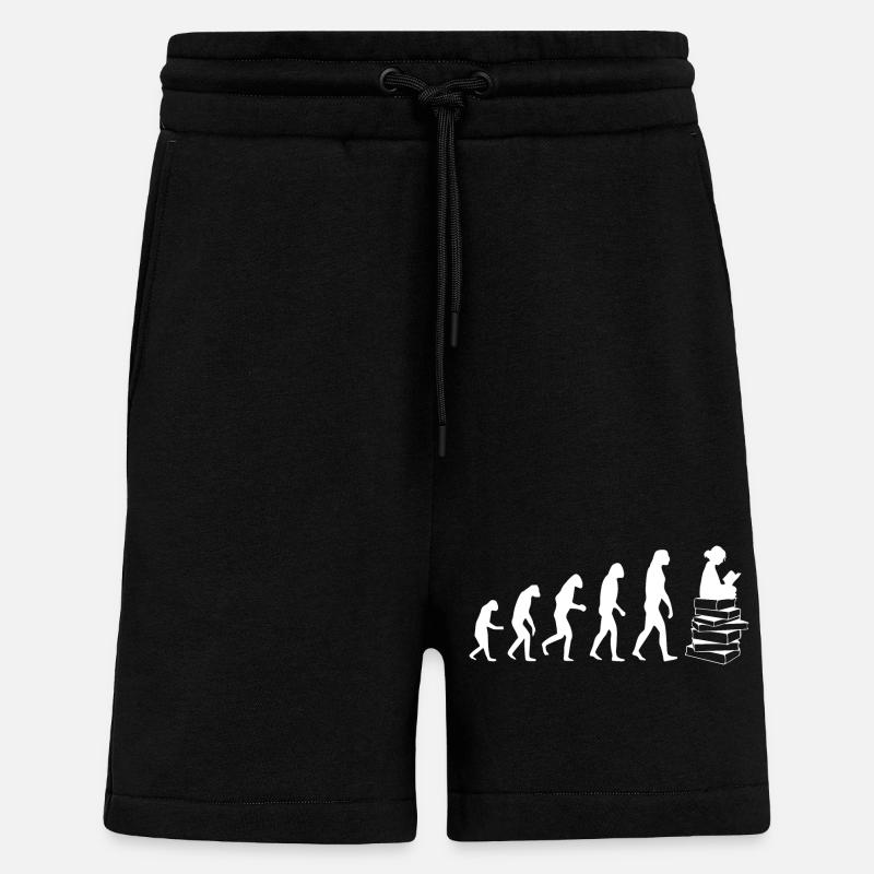 Lire evolution white - Short bio décontracté fabriqué en UE - SOLID BLACK