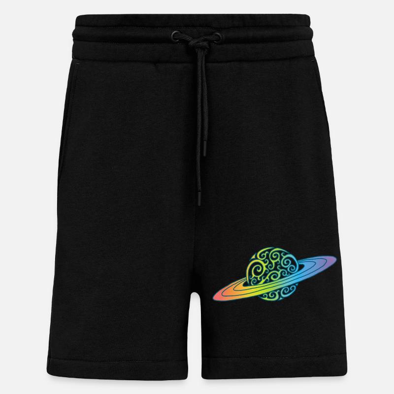 Planet Regenbogen - Shorts - made by SPREAD - SOLID BLACK